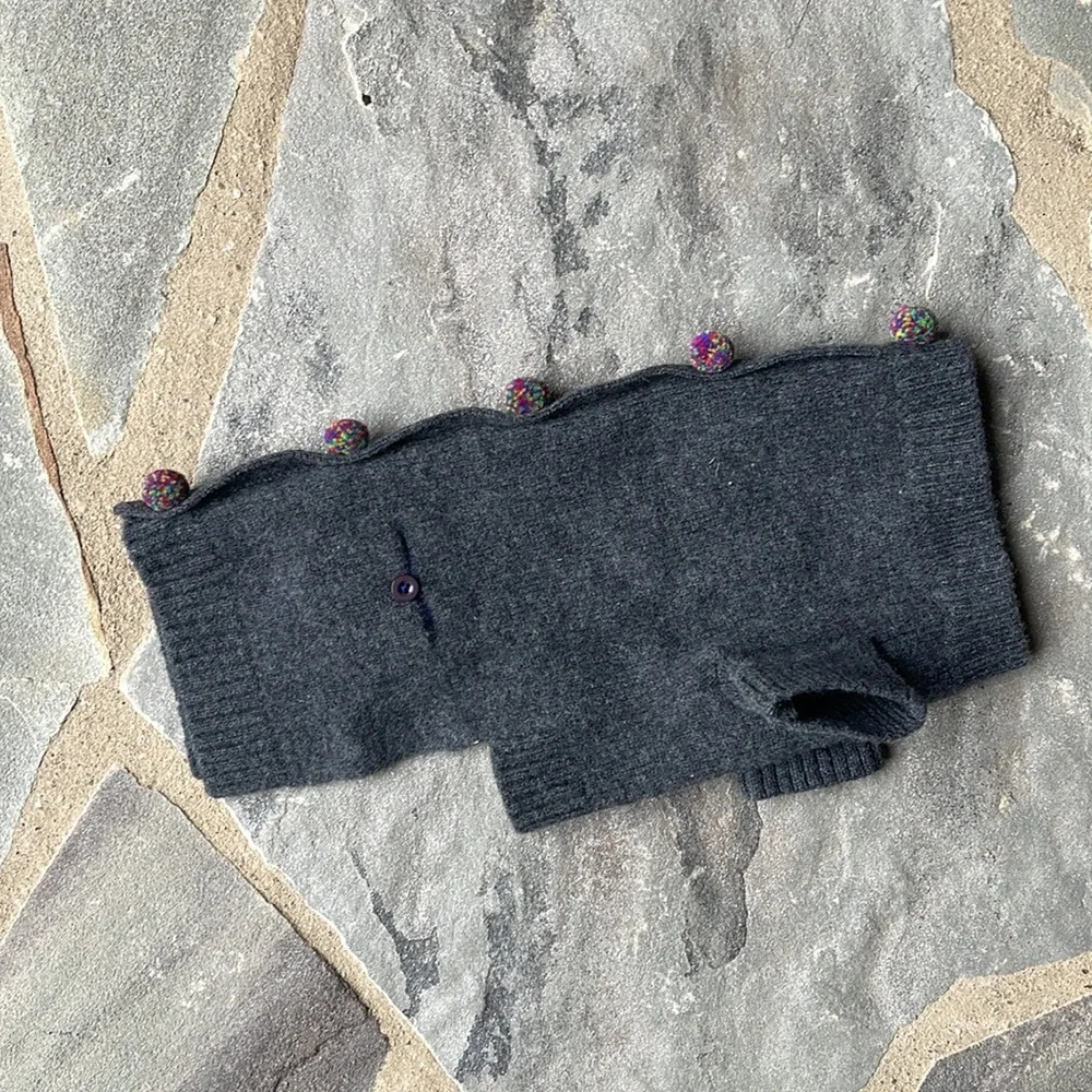 New! Ware of The Dog-Pom Pom Cardigan